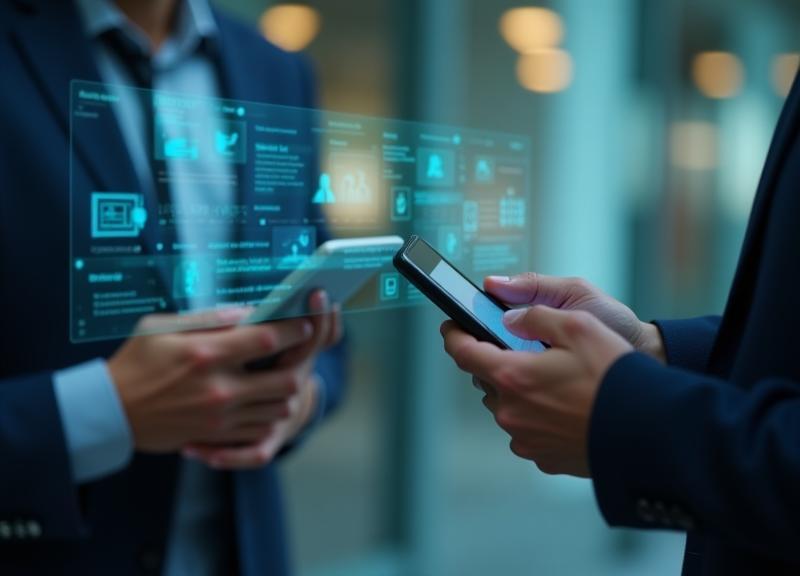 People engaging with news content or media platform